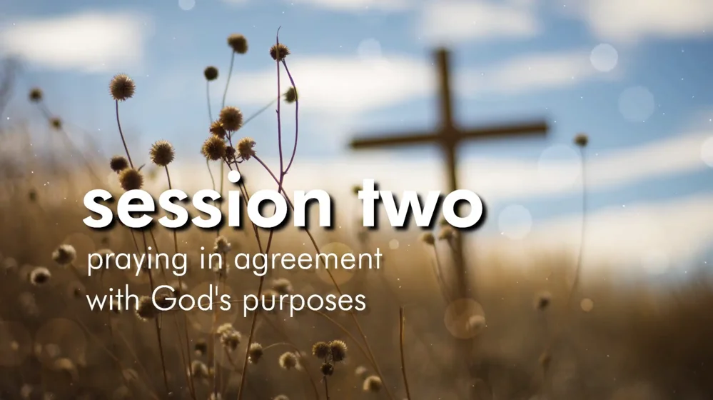 Session Two – Praying In Agreement With God’s Purposes